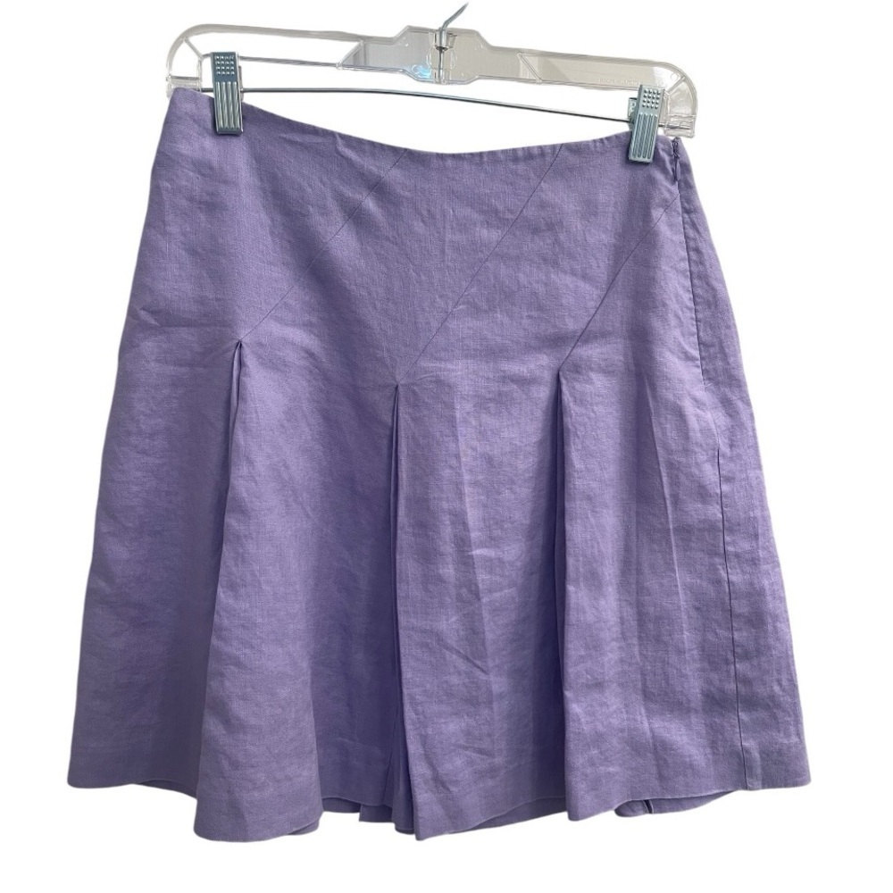 Loft purple skirt, women size SP like new, side zip